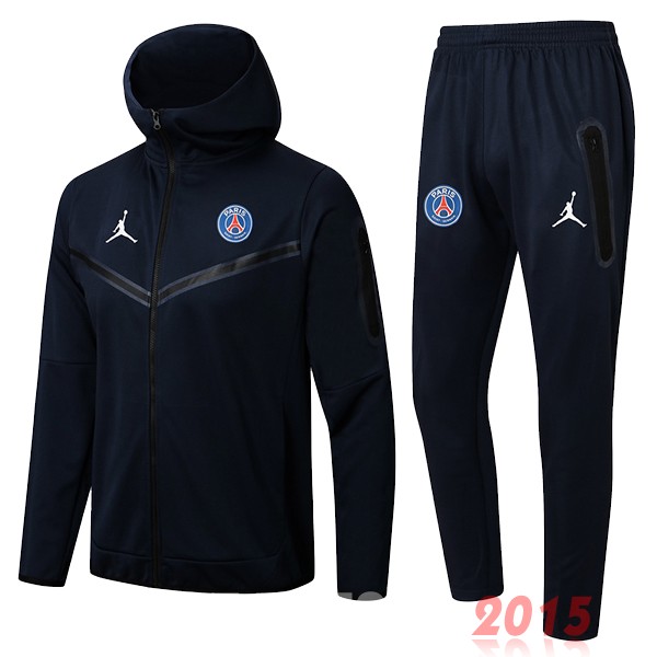 Maillot De Foot Sweat Shirt Capuche Paris Saint Germain 22/23 Bleu Marine