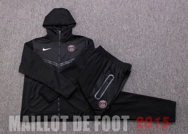 Maillot De Foot Sweat Shirt Capuche Paris Saint Germain 22/23 I Noir
