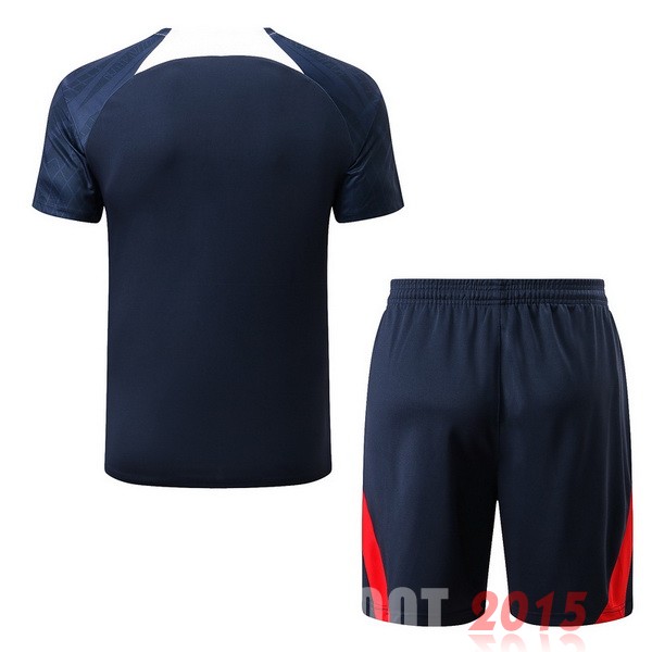 Maillot De Foot Entrainement Ensemble Complet Paris Saint Germain 22/23 Bleu Blanc