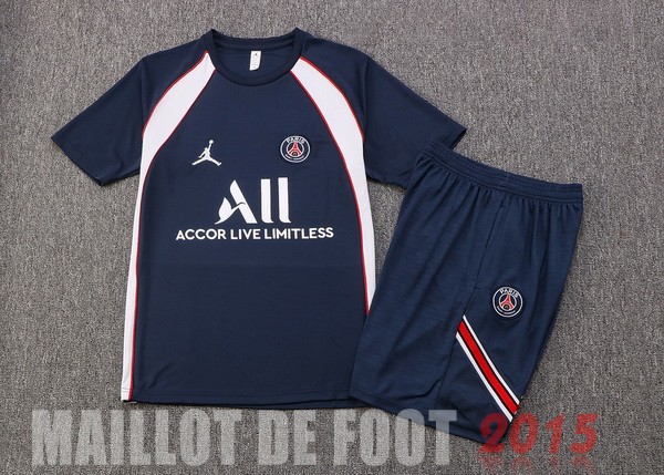 Maillot De Foot Entrainement Ensemble Complet Paris Saint Germain 22/23 Bleu Blanc