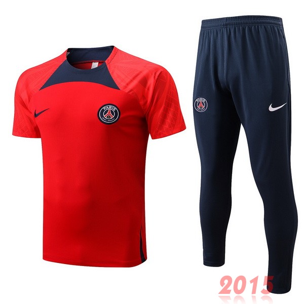 Maillot De Foot Entrainement Ensemble Complet Paris Saint Germain 22/23 Rouge Bleu