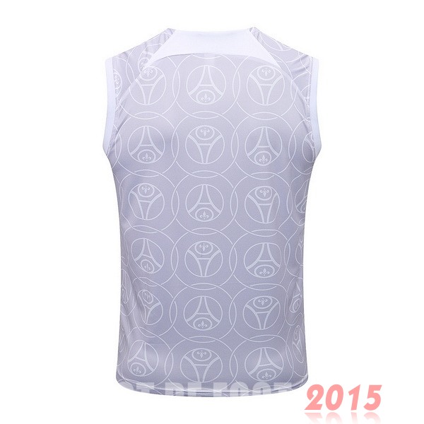 Maillot De Foot Entrainement Sans Manches Paris Saint Germain 22/23 II Blanc