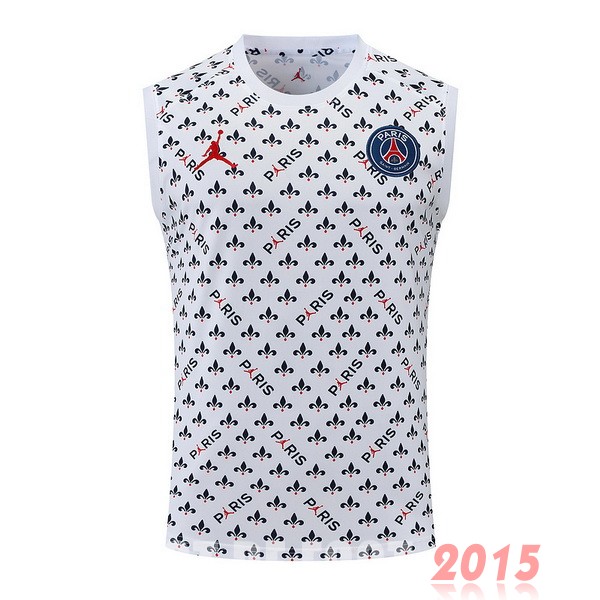 Maillot De Foot Entrainement Sans Manches Paris Saint Germain 22/23 I Blanc