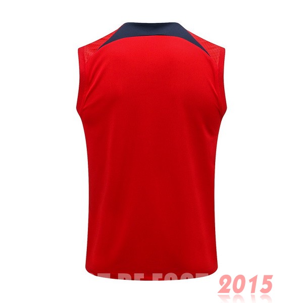Maillot De Foot Entrainement Sans Manches Paris Saint Germain 22/23 Rouge