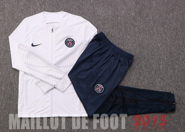 Maillot De Foot Survêtements Enfant Paris Saint Germain 22/23 Blanc