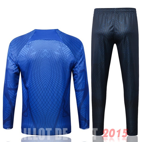 Maillot De Foot Survêtements Enfant Paris Saint Germain 22/23 Bleu I Noir