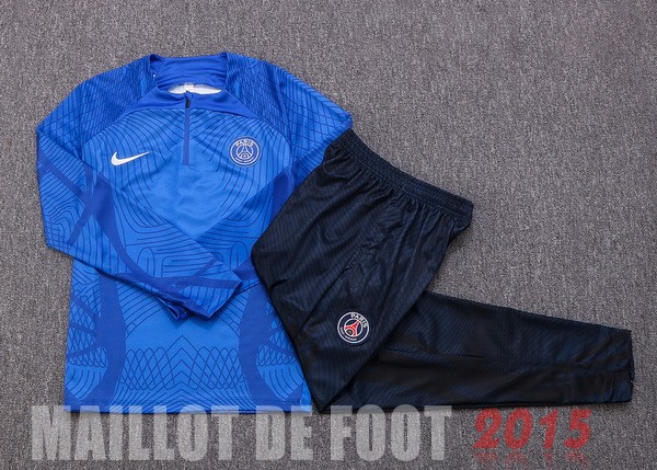 Maillot De Foot Survêtements Enfant Paris Saint Germain 22/23 Bleu I Noir