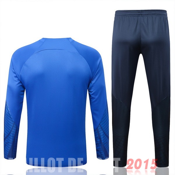 Maillot De Foot Survêtements Enfant Paris Saint Germain 22/23 Bleu Noir