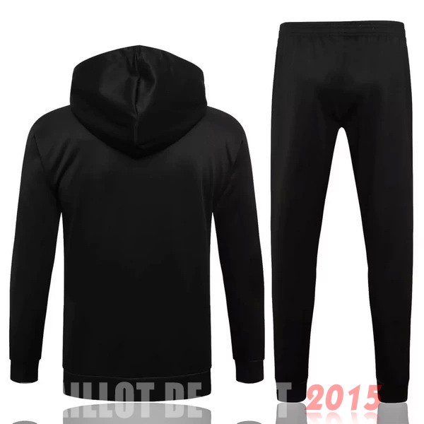 Maillot De Foot Sweat Shirt Capuche Enfant Paris Saint Germain 2021 2022 Noir Vert Blanc