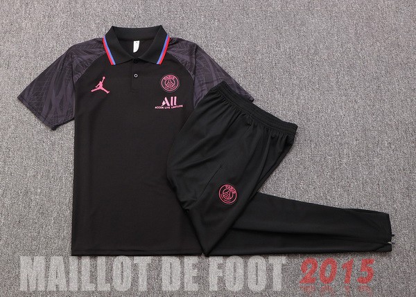 Maillot De Foot Ensemble Complet Polo Paris Saint Germain 22/23 Noir