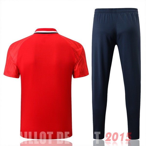 Maillot De Foot Ensemble Complet Polo Paris Saint Germain 22/23 Rouge Bleu Marine