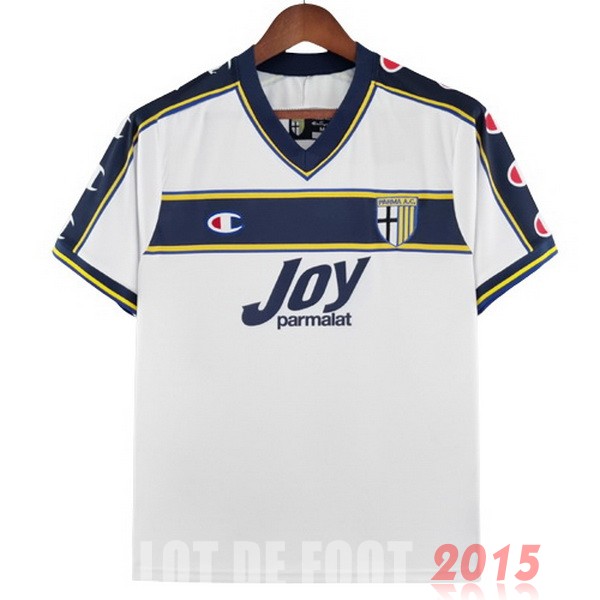 Maillot De Foot Exterieur Maillot Parma Rétro 2001 2002 Blanc