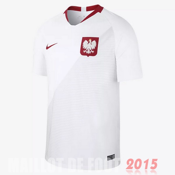 Maillot De Foot Domicile Maillot Pologne Rétro 2018 Blanc