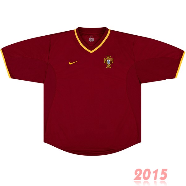 Maillot De Foot Domicile Maillot Portugal Rétro 2000 Rouge