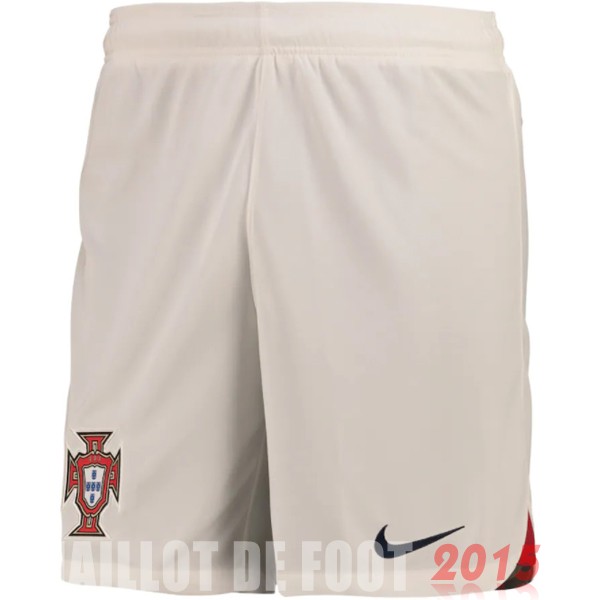 Maillot De Foot Exterieur Pantalon Portugal 2022 Blanc