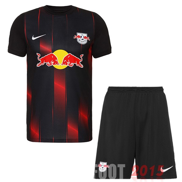 Maillot De Foot Third Conjunto De Enfant Leipzig 22/23 Noir