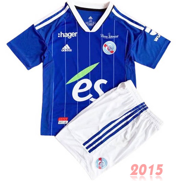 Maillot De Foot Domicile Conjunto De Enfant Estrasburgo 22/23 Bleu