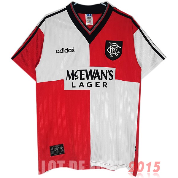 Maillot De Foot Exterieur Maillot Rangers Rétro 1995 1996 Rouge