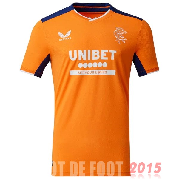 Maillot De Foot Thailande Third Maillot Rangers 22/23 Orange