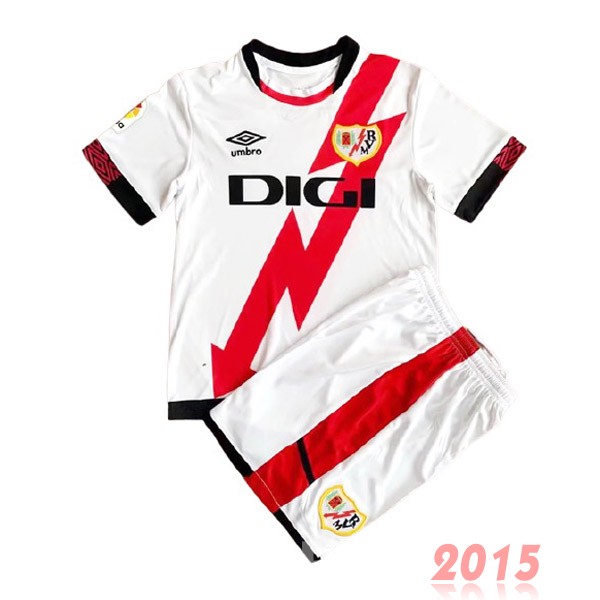 Maillot De Foot Domicile Conjunto De Enfant Rayo Vallecano 2021 2022 Blanc