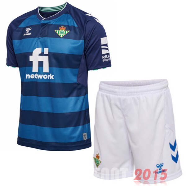 Maillot De Foot Exterieur Conjunto De Enfant Real Betis 22/23 Bleu