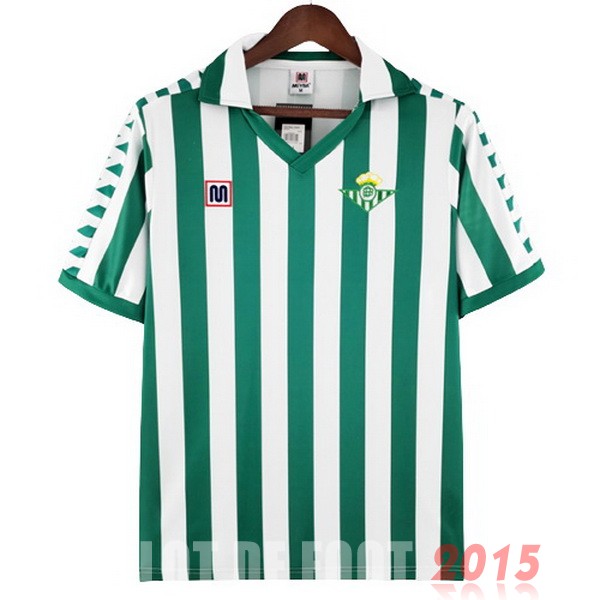 Maillot De Foot Domicile Maillot Real Betis Rétro 1982 1985 Vert