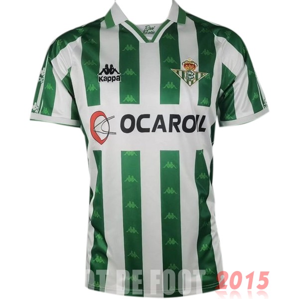 Maillot De Foot Domicile Maillot Real Betis Rétro 1995 1996 Vert