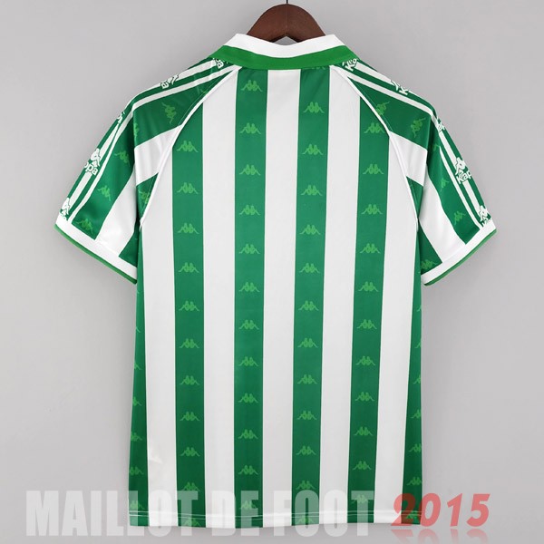 Maillot De Foot Domicile Maillot Real Betis Rétro 1996 1997 Vert Blanc