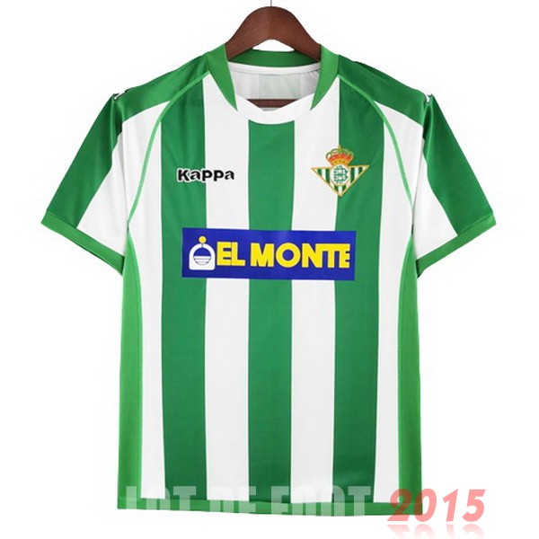 Maillot De Foot Domicile Maillot Real Betis Rétro 2001 2002 Vert