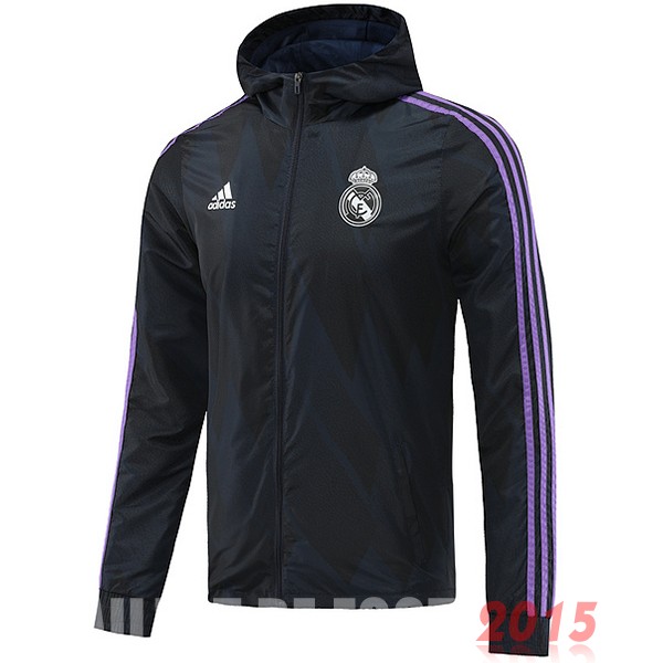 Maillot De Foot Coupe Vent Real Madrid 22/23 Noir Purpura