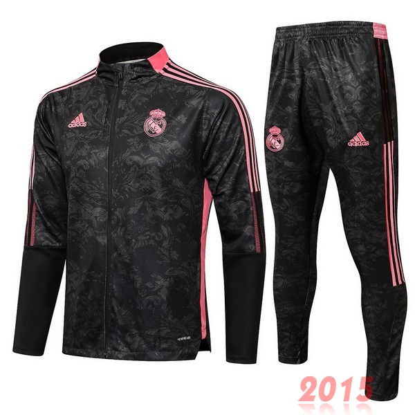 Maillot De Foot Survêtements Real Madrid 2021 2022 Noir I Rose