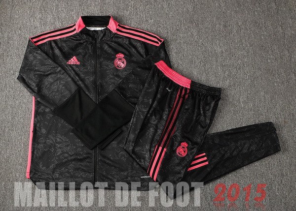 Maillot De Foot Survêtements Real Madrid 2021 2022 Noir I Rose