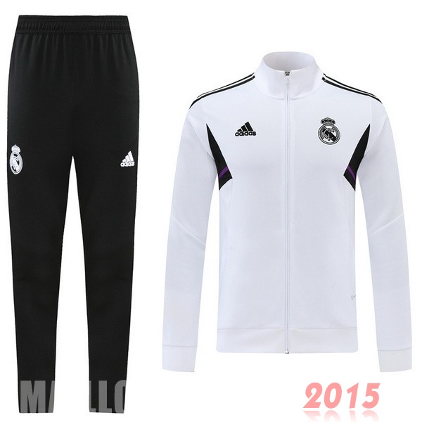 Maillot De Foot Survêtements Real Madrid 22/23 Blanc II Noir