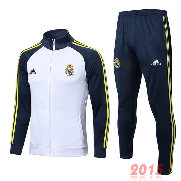 Maillot De Foot Survêtements Real Madrid 22/23 Blanc Jaune