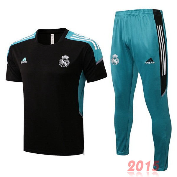 Maillot De Foot Entrainement Ensemble Complet Real Madrid 22/23 Noir Vert