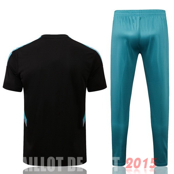 Maillot De Foot Entrainement Ensemble Complet Real Madrid 22/23 Noir Vert