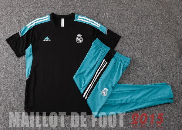 Maillot De Foot Entrainement Ensemble Complet Real Madrid 22/23 Noir Vert