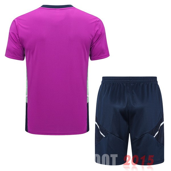 Maillot De Foot Entrainement Ensemble Complet Real Madrid 22/23 Purpura Marine