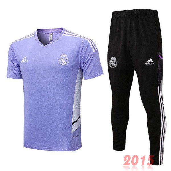 Maillot De Foot Entrainement Ensemble Complet Real Madrid 22/23 Purpura Noir