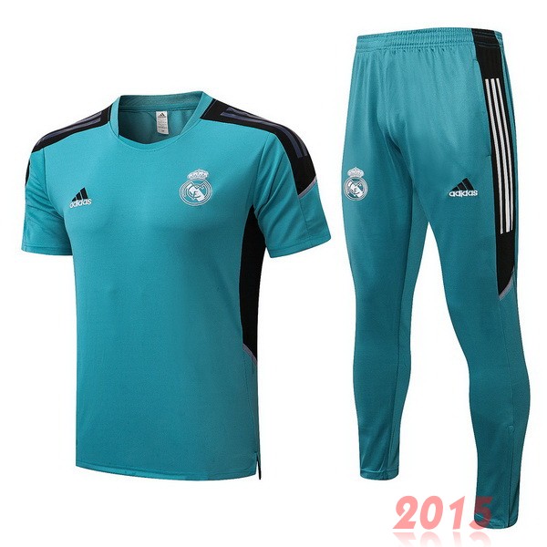 Maillot De Foot Entrainement Ensemble Complet Real Madrid 22/23 Vert Noir