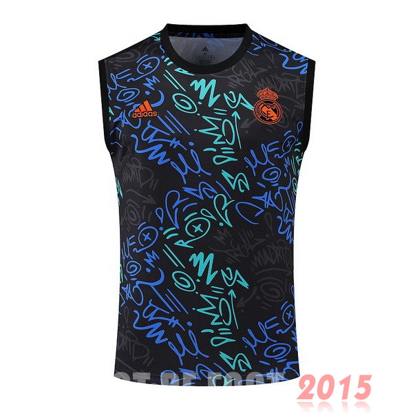 Maillot De Foot Maillot Sans Manches Real Madrid 22/23 Noir I Vert