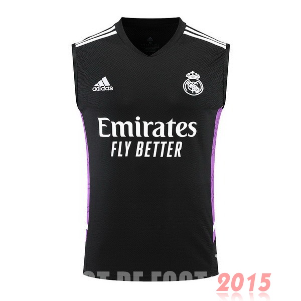 Maillot De Foot Maillot Sans Manches Real Madrid 22/23 Noir Purpura