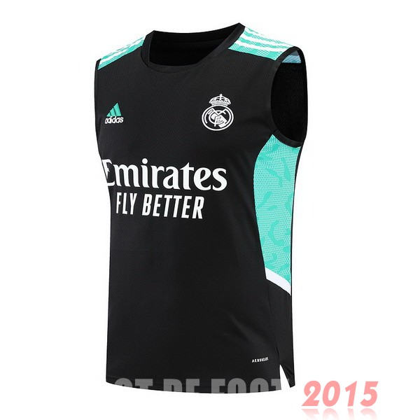 Maillot De Foot Maillot Sans Manches Real Madrid 22/23 Noir Vert