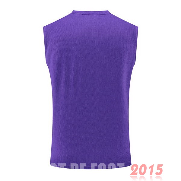Maillot De Foot Maillot Sans Manches Real Madrid 22/23 Purpura Blanc