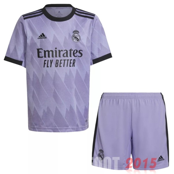 Maillot De Foot Exterieur Conjunto De Enfant Real Madrid 22/23 Purpura