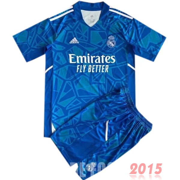 Maillot De Foot Gardien Conjunto De Enfant Real Madrid 22/23 Bleu