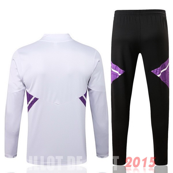 Maillot De Foot Survêtements Enfant Real Madrid 22/23 Blanc III Noir