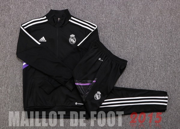 Maillot De Foot Survêtements Enfant Real Madrid 22/23 Noir I Purpura