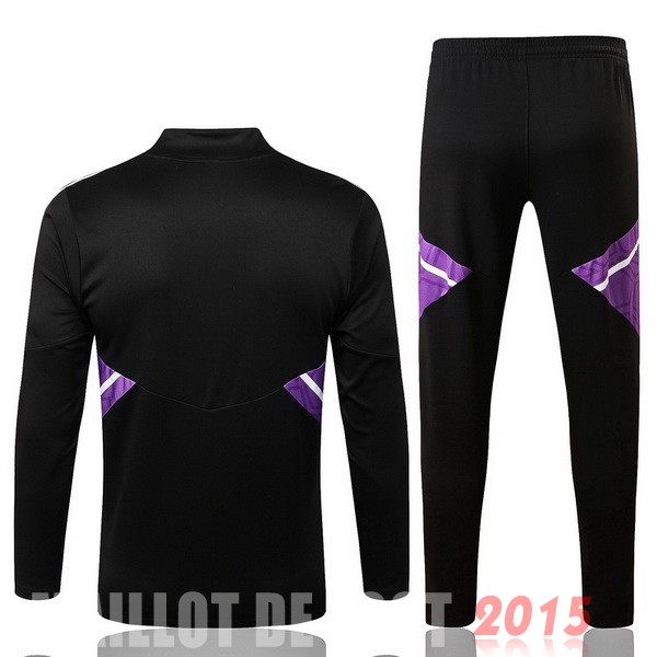 Maillot De Foot Survêtements Enfant Real Madrid 22/23 Noir Purpura