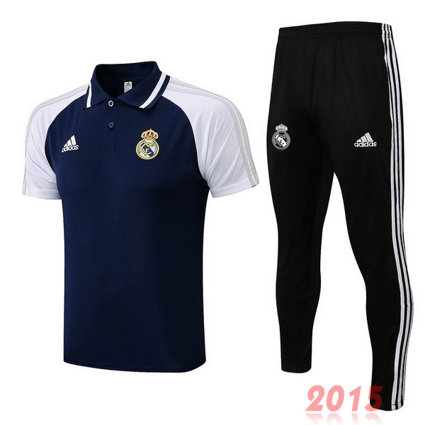 Maillot De Foot Ensemble Complet Polo Real Madrid 22/23 Noir Blanc